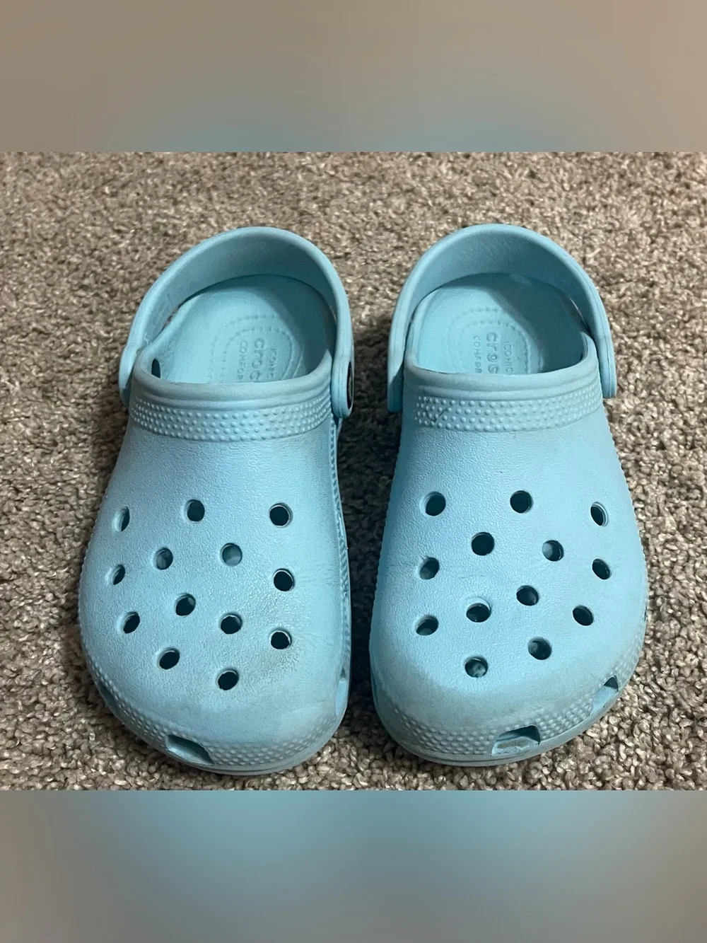 Classic crocs Child 12 unisex light blue